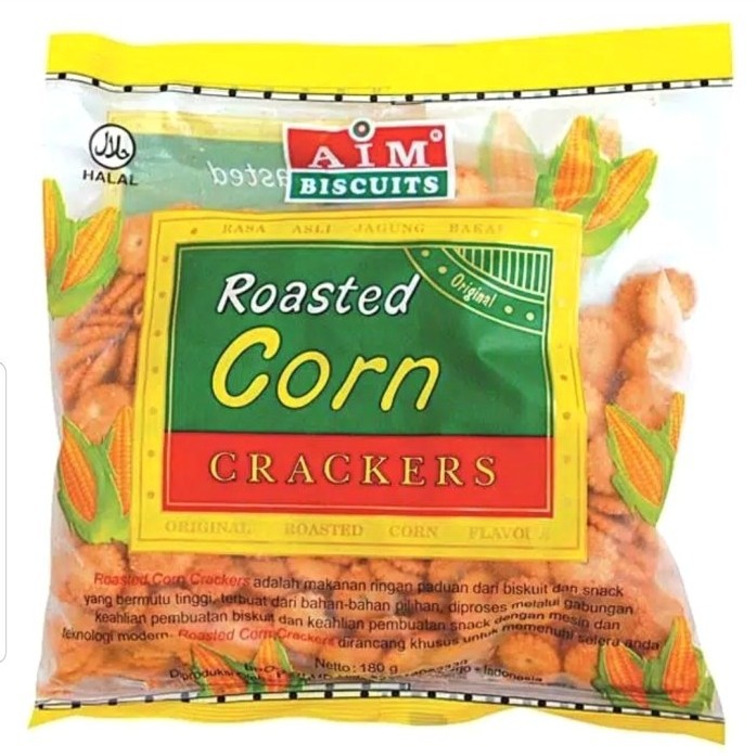 

AIM BICUITS ROASTED CORN CRACKERS 180G