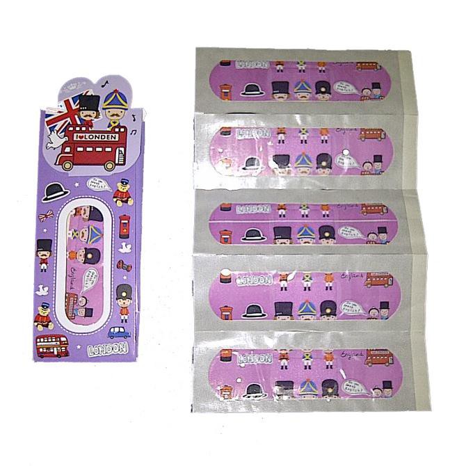 Grosir Hansaplast Plester Luka P3K Doraemon Hello Kitty Princess London Paris
