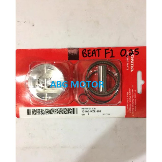 PISTON SEHER KIT ALL SIZE HONDA BEAT FI INJEKSI ORIGINAL
