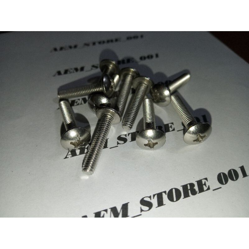 Baut JT M4 x 20 (2cm) stainless 304 A2-70