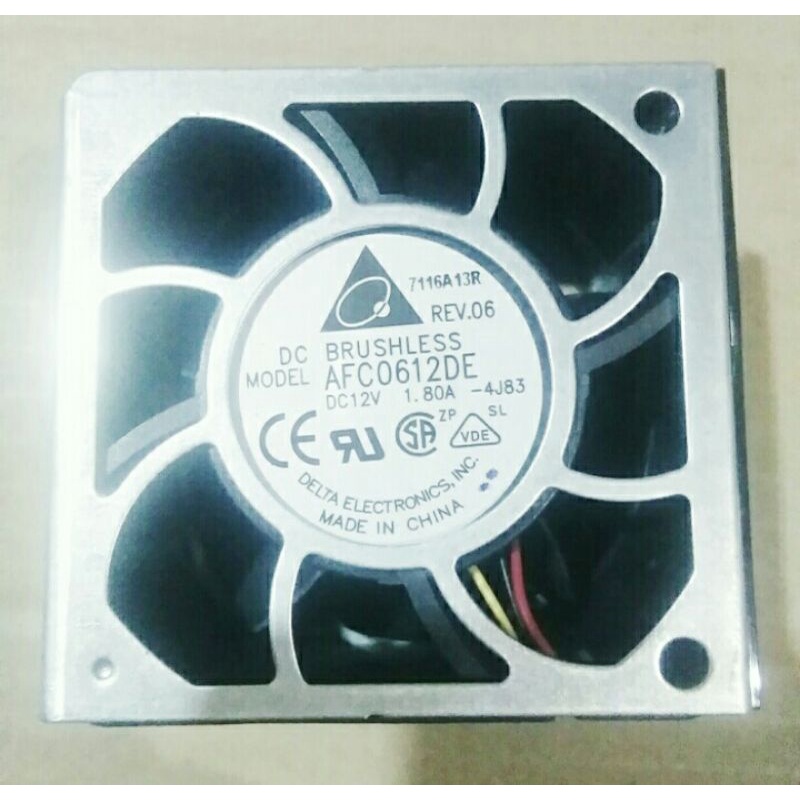 Kipas Fan Merk Delta Electronics DC 12V - 1.80A ukuran 6cm tebal4cm