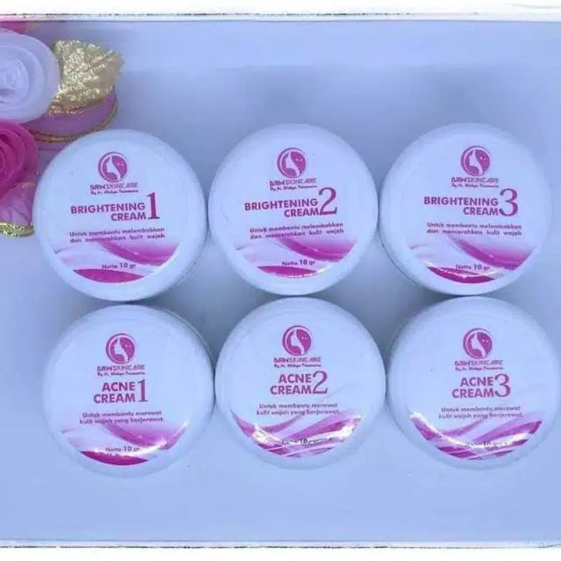 drw skincare original night cream atau cream malam whitening series cream malam acne series