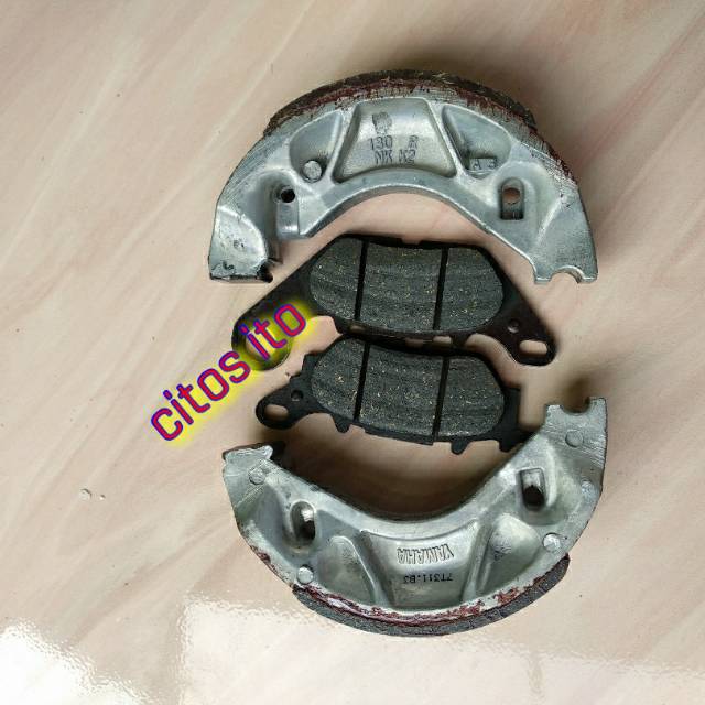 KAMAPS rem  belakang Mio seken ORI  plus kampas rem depan seken ORI
