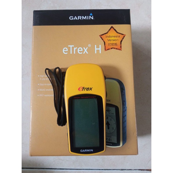 Jual Gps Garmin Etrex H Second Lengkap Shopee Indonesia 8680