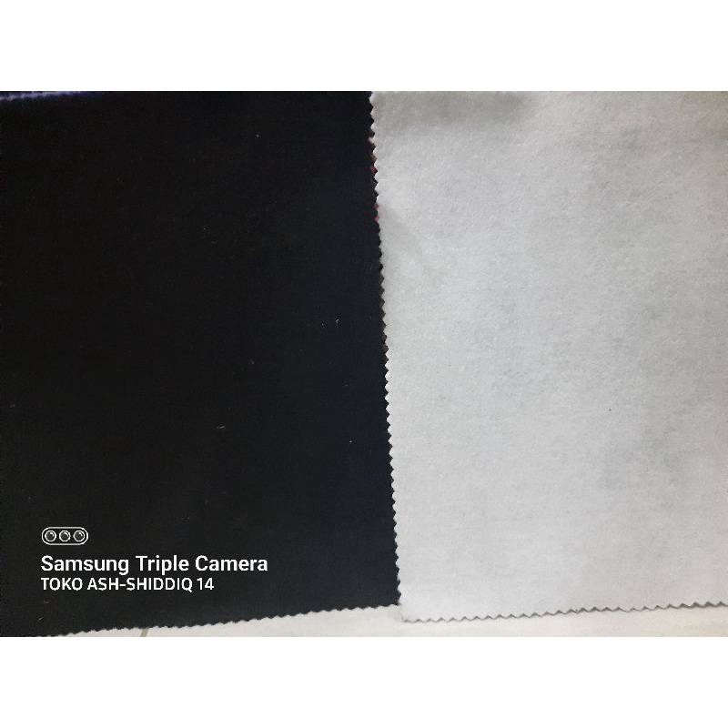 Jual kain flanel zigzag | polos | lembaran | seri hitam & putih