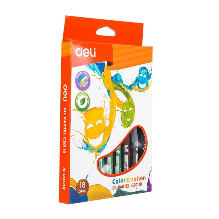 

DELI - EC20110 Crayon Anak Isi 18 PCS Peralatan Sekolah Murah