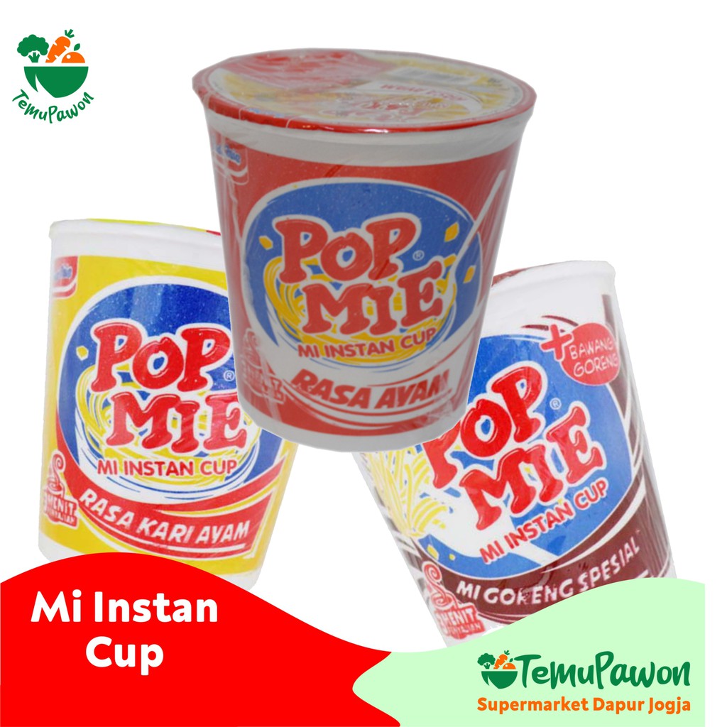 

POP MIE CUP - Mi Instan Cup Aneka Rasa - TemuPawon