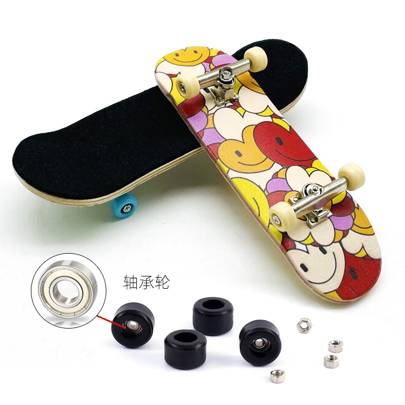 30 MM FINGER SKATEBOARD REAL WOOD MAPLES 5 LAYERS Mainan Skateboard Jari Mini Bahan Kayu Maple Untuk Anak