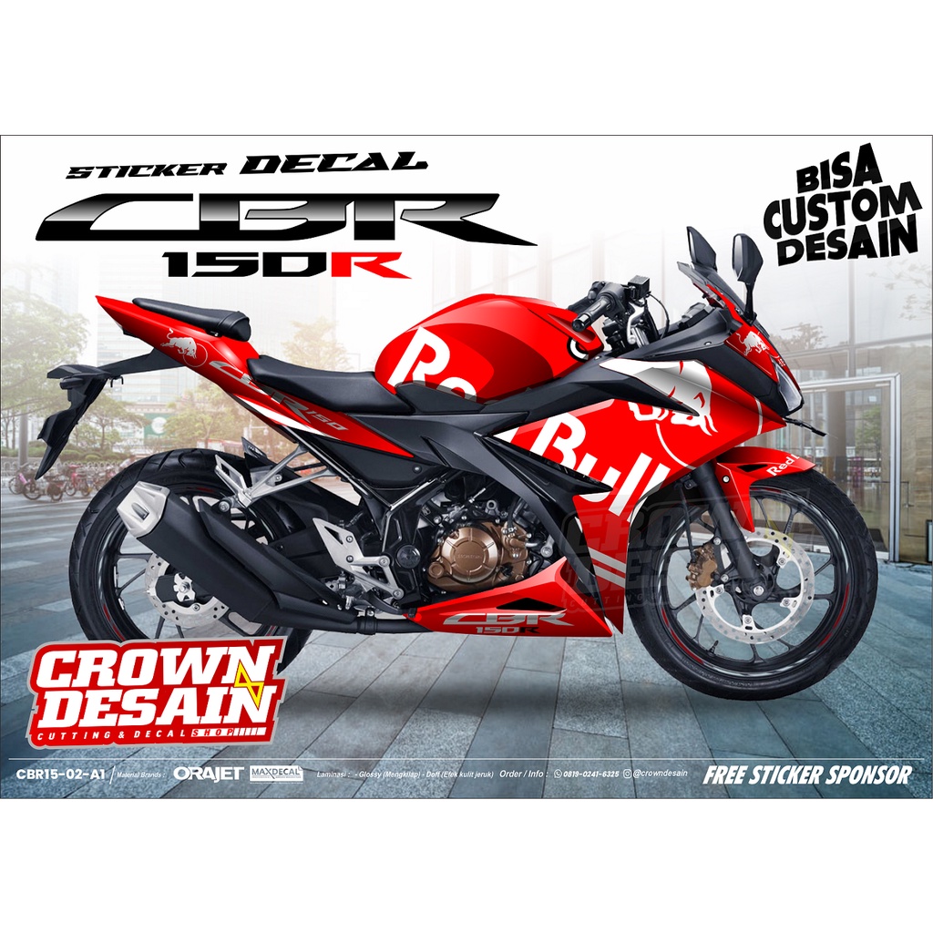 Decal CBR 150r Full body Stiker Decal CBR 150R 2019 - Aksesoris Motor Sport Honda CBR