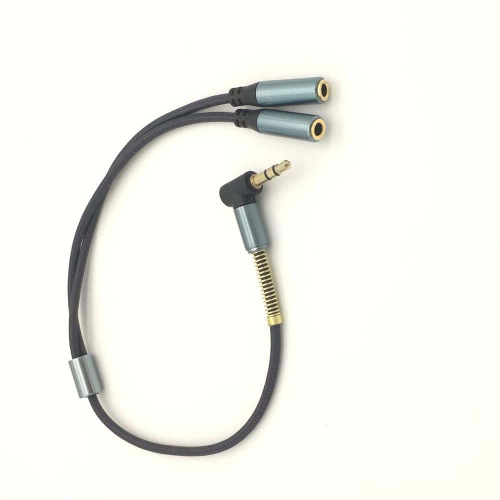 (ELEGANT) Kabel Adapter Splitter Y Male Ke Female 3.5mm Untuk Earphone / MP3 Player