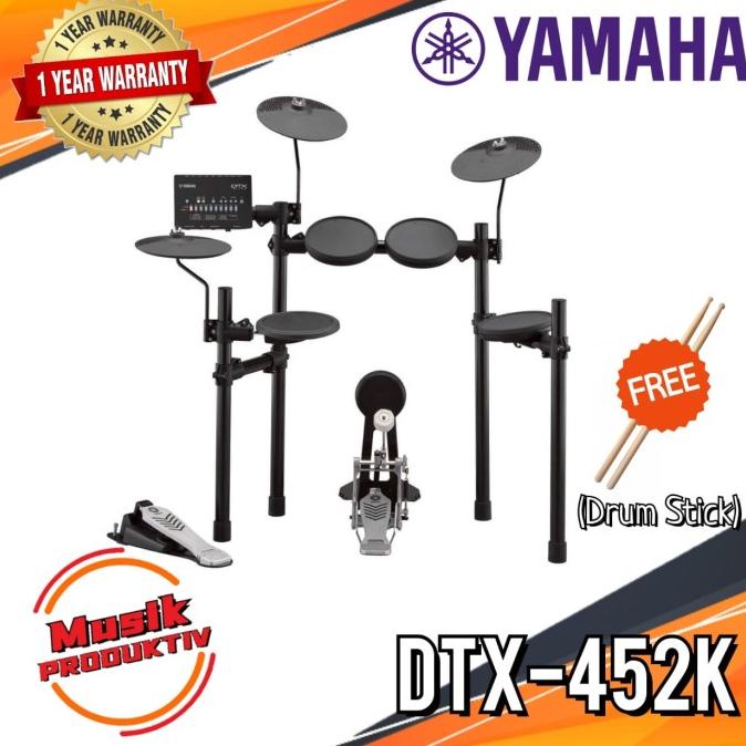 Elektrik Drum Yamaha Dtx-452K / Dtx 452K / Dtx452K / Dtx 452