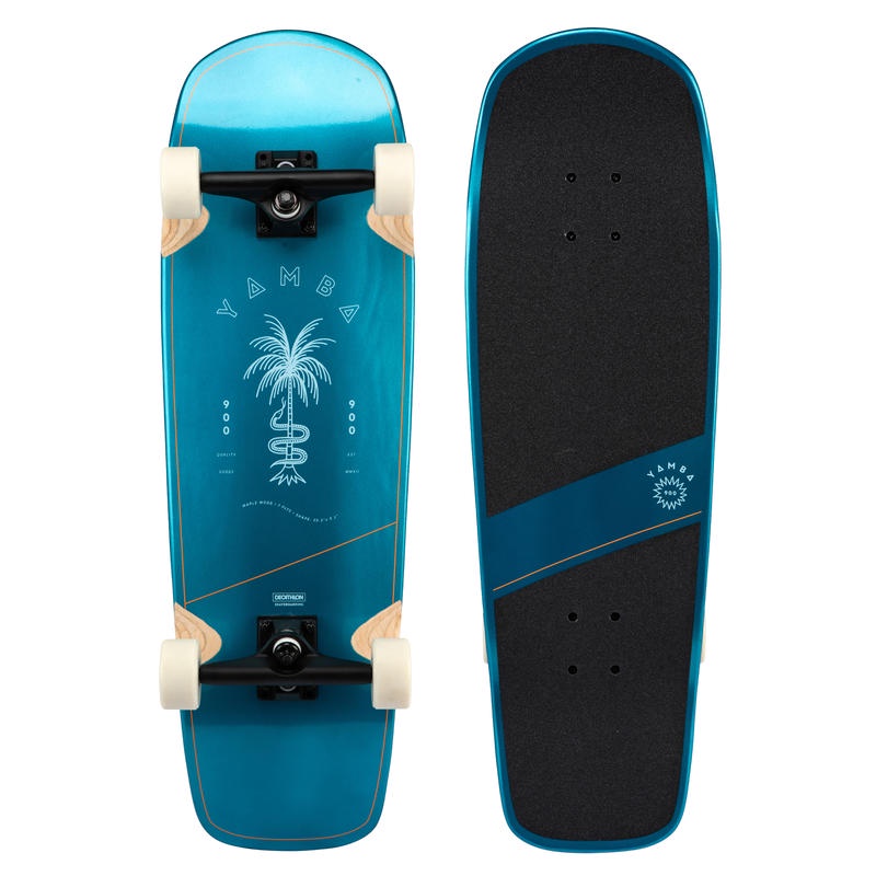 OXELO Yamba Cruiser 900 Skateboard Fullset Deck Kayu Truck Aluminium