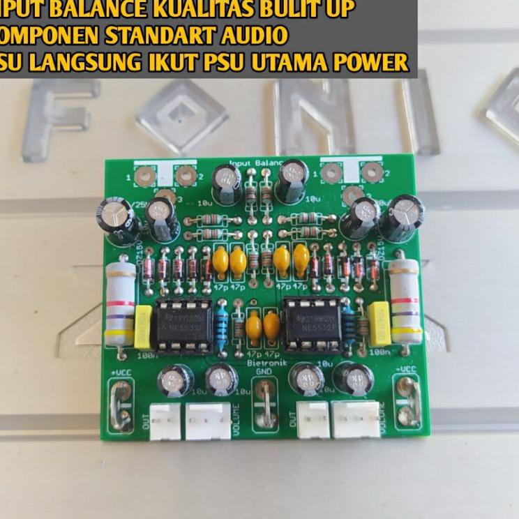 Special Price.. kit input balance stereo double layer