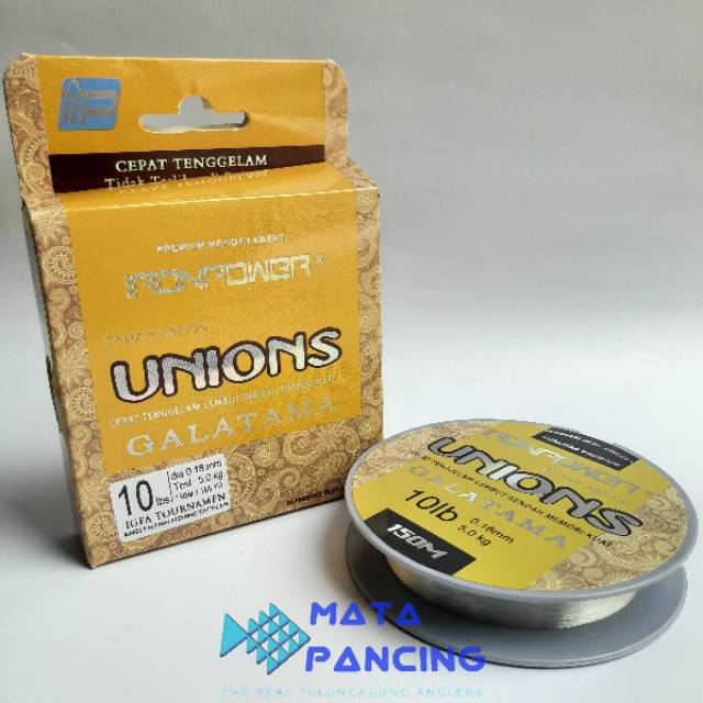 Senar pancing iron power wanger dan iron power unions 150m monofilament