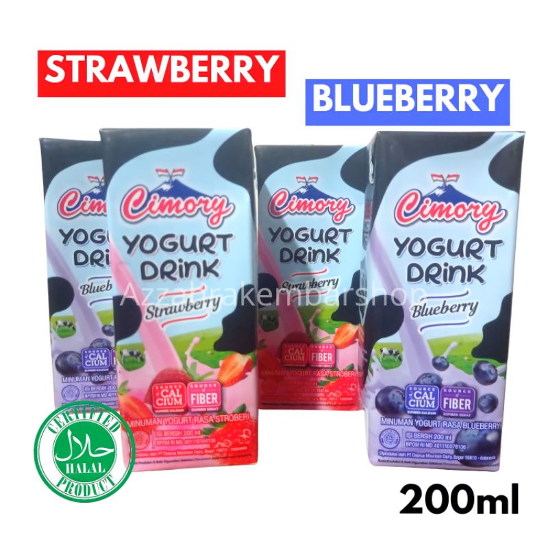 

Cimory Yogurt Drink 200ml Kotak Yoghurt Blueberry Strawberry Varian Lengkap