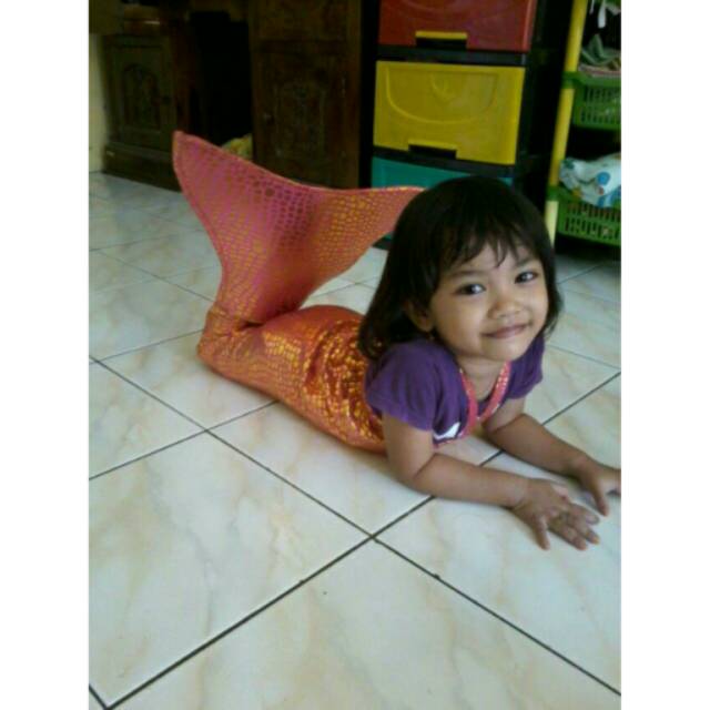 Baju putri duyung anak Mermaid
