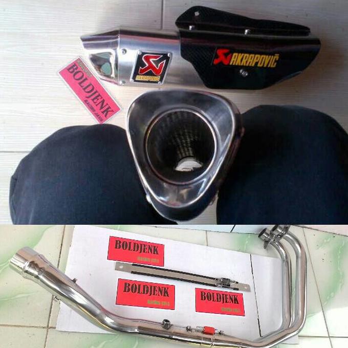 HOT Knalpot AKRAPOVIC GP new fullset R25/MT25 . DISKON