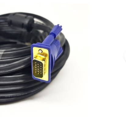 Cable vga 30 meter m-m gold 1080p full hd NB for pc laptop - Kabel vga monitor 30m for projector tv