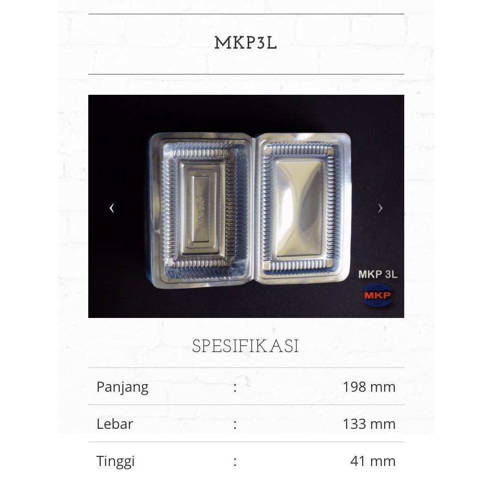

Mika Kue MKP MKP 3L isi 100lembar - Gosend Only!!!