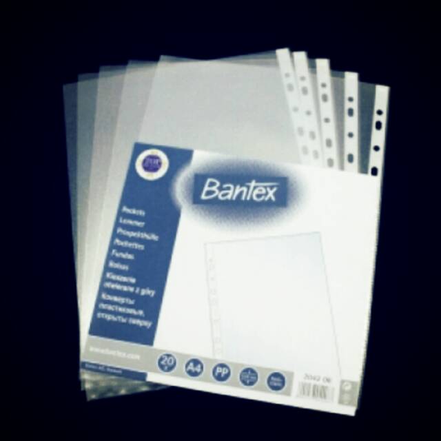 

Pocket file folio / protective sheet bantex