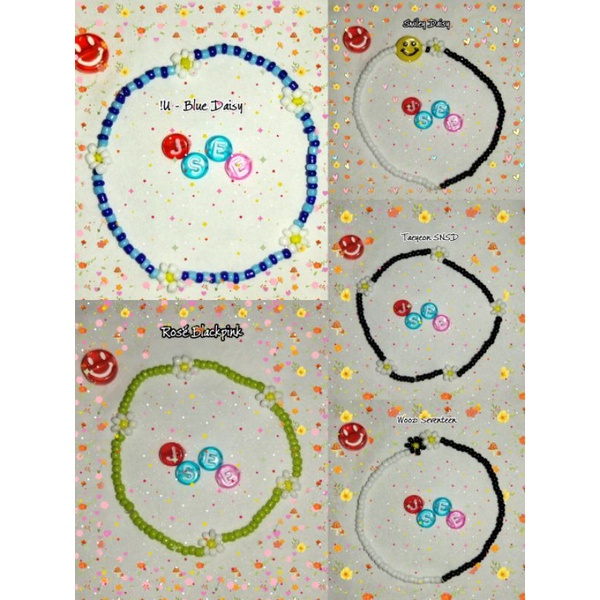 Kpop Bracelet / Idol Kpop Beads / Gelang Idol Kpop