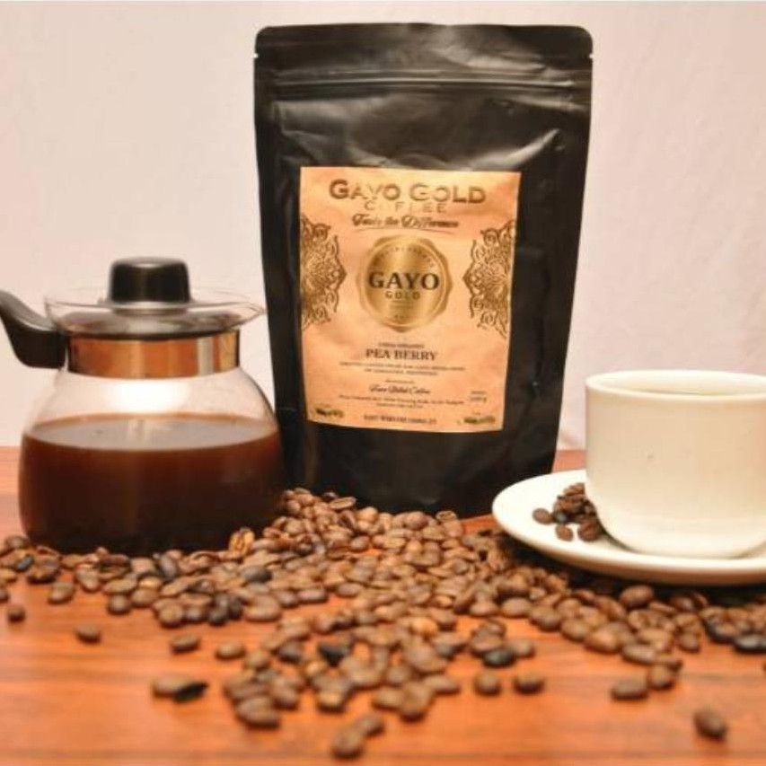 

Kopi Arabica Pea Berry Gayo 200 gr / Kopi Tiara Arabika Peaberry Aceh