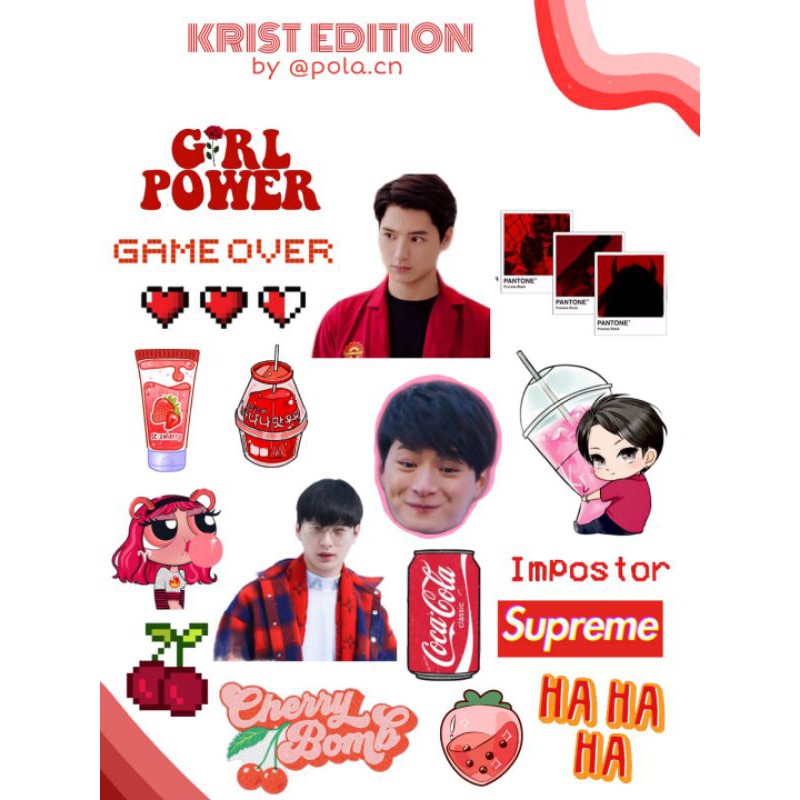 

Sticker Singto, Tay, Chimon, Krist