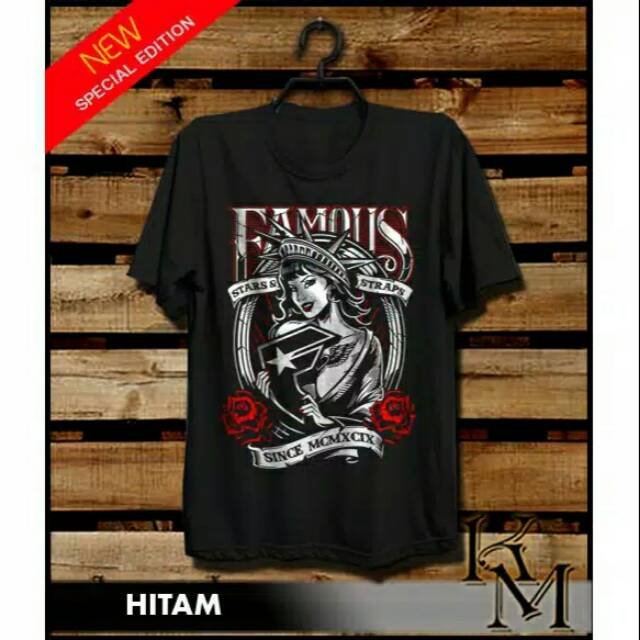 KAOS FAMOUS STARS N STRAPS SIMPLE KEREN