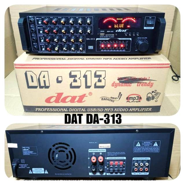 power mixer amplifier DAT 4 channel DA 313 BLUETOOTH