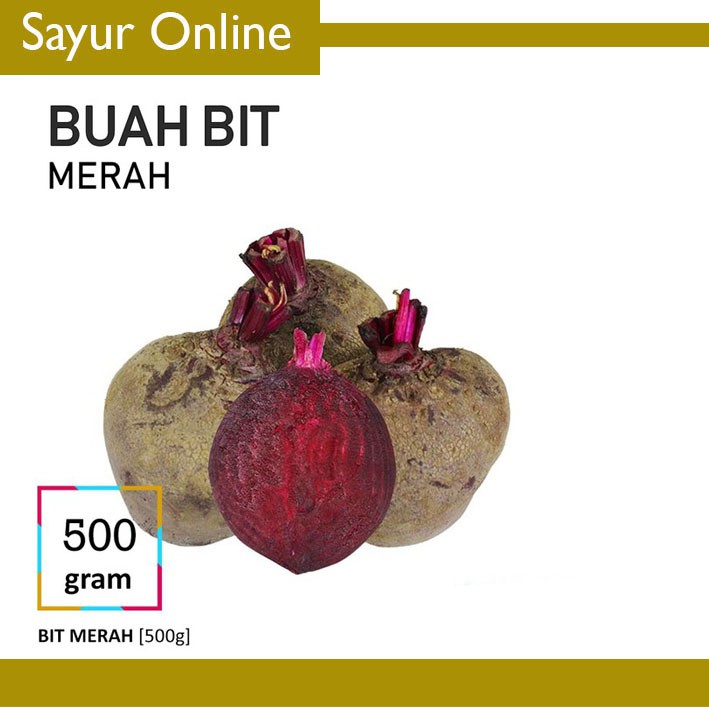 [SayurOnline] BUAH BIT MERAH / Beetroot [500g]