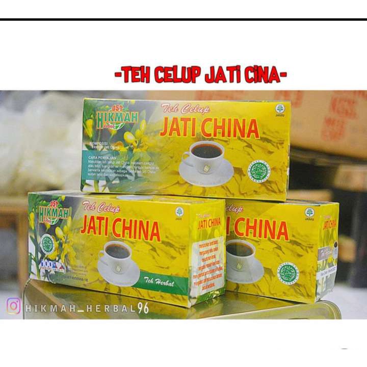 TEH CELUP DAUN JATI CINA PELANGSING