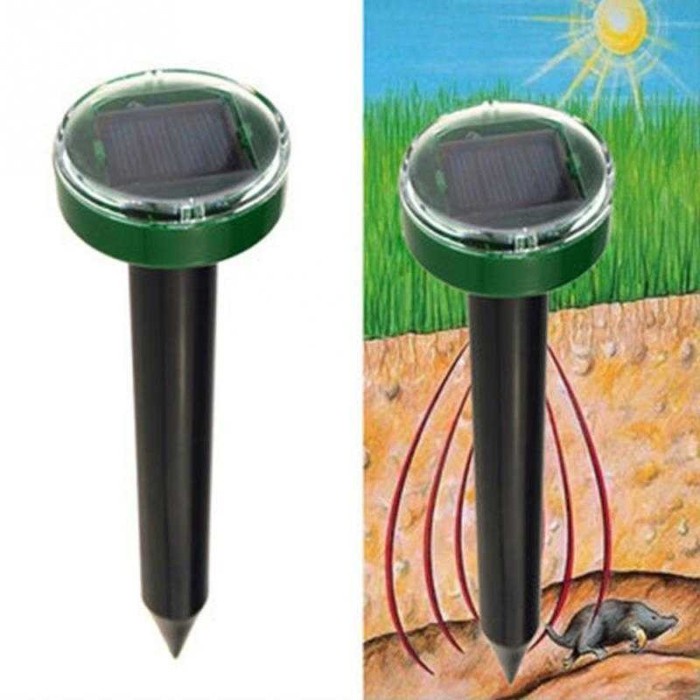 barokah gamis Alat Pengusir Hama Tikus Nyamuk Lalat Taman Kebun Ultrasonic Solar