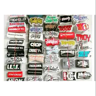  Stiker distro  graftac isi 32 pcs Shopee Indonesia