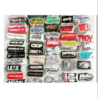  Stiker  distro  graftac isi 32 pcs Shopee Indonesia