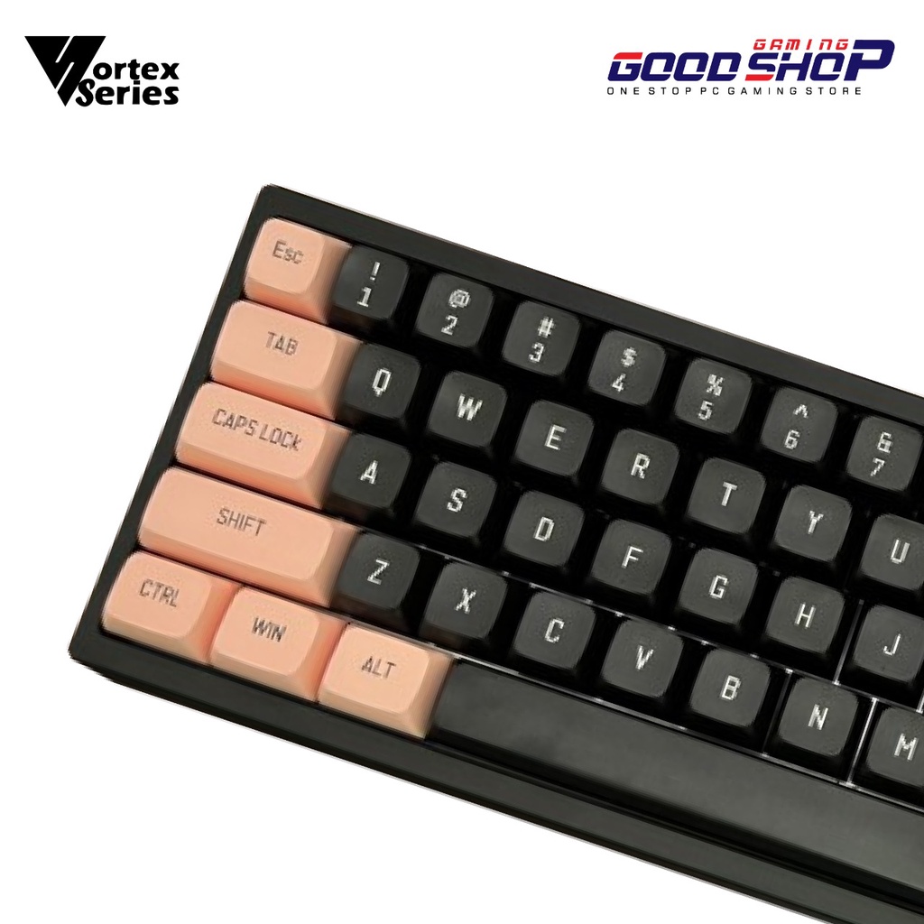 VortexSeries GT-6 Black &amp; Pink Wireless Mechanical - Gaming Keyboard