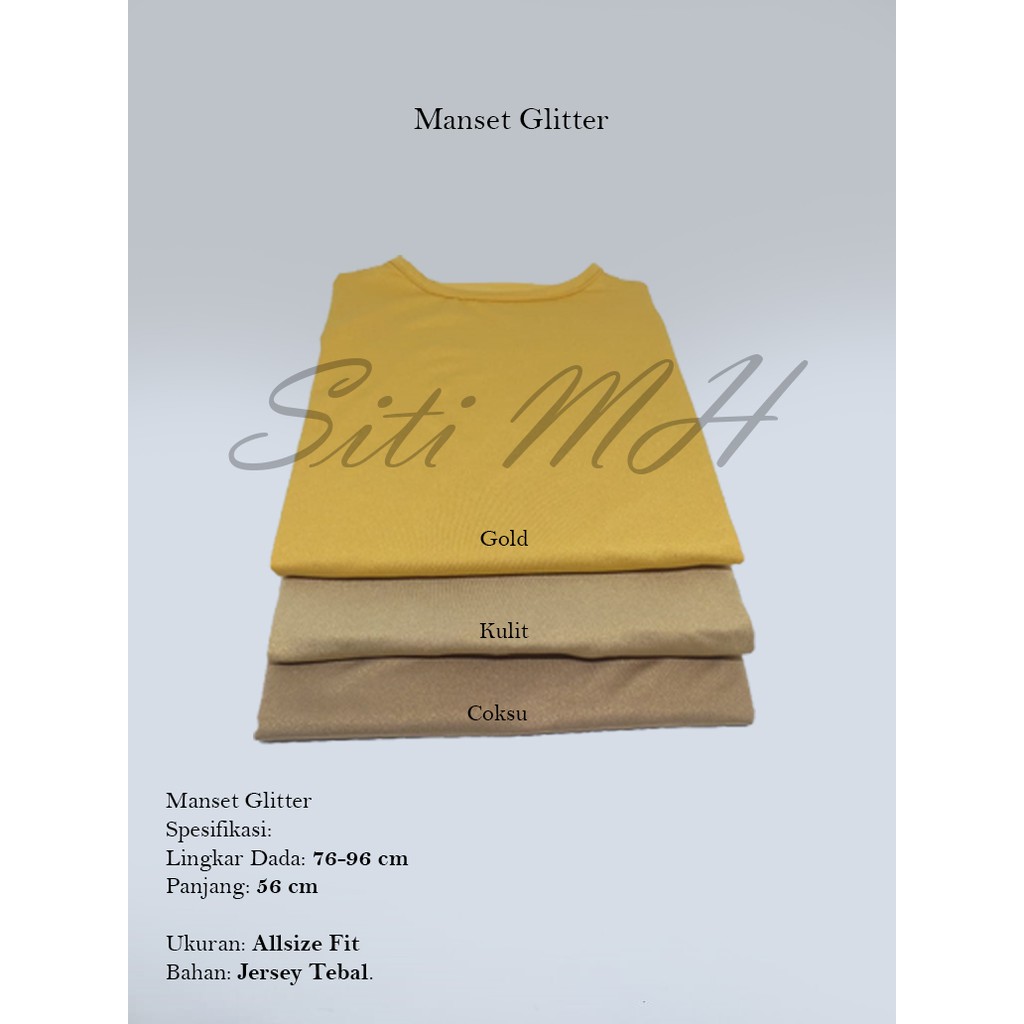 Manset Glitter Atasan
