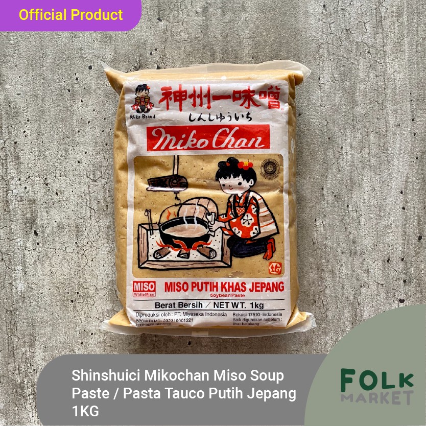 

Shinshuici Mikochan Miso Soup Paste / Pasta Tauco Putih Jepang 1KG