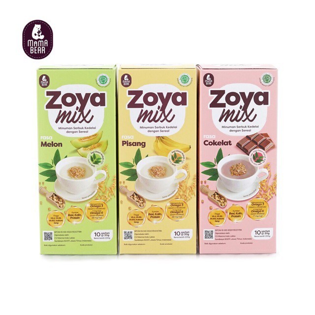 Mama Bear Zoya Mix Susu Kedelai Pelancar ASI