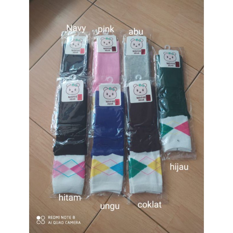 kaos kaki panjang selutut anak perempuan  import 5 - 9 Tahun