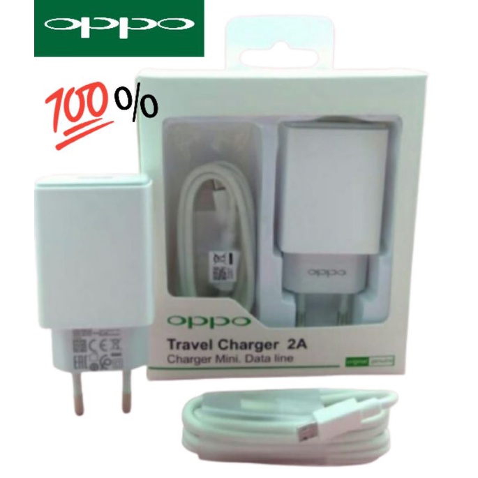 Charger Oppo Original 100% Charger oppo 2a Fast charging f3,f5,f1,f1plus