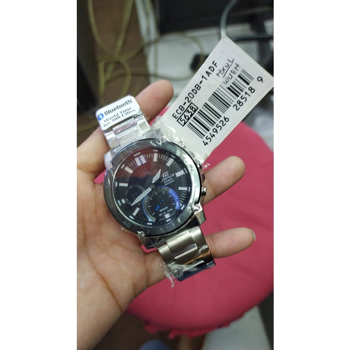Jam Tangan Pria Casio Edifice ECB-20DB-1ADF/EDIFICE ECB-20D-1ADF/ECB-20DC-1ADF Original