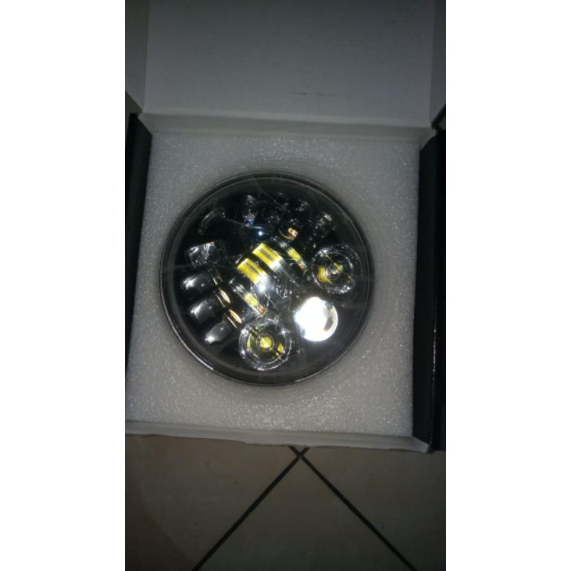 DAYMAKER LAMPU DAYMAKER HEADLAMP DAYMAKER 16 LED 5,75 INCH IMPORT LAMPU DAYMAKER CB GL TIGER VESPA
