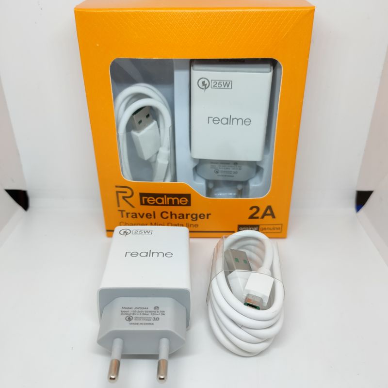 Charger Realme 2A Cable Micro USB Qualcomm Quick Charger 3.0