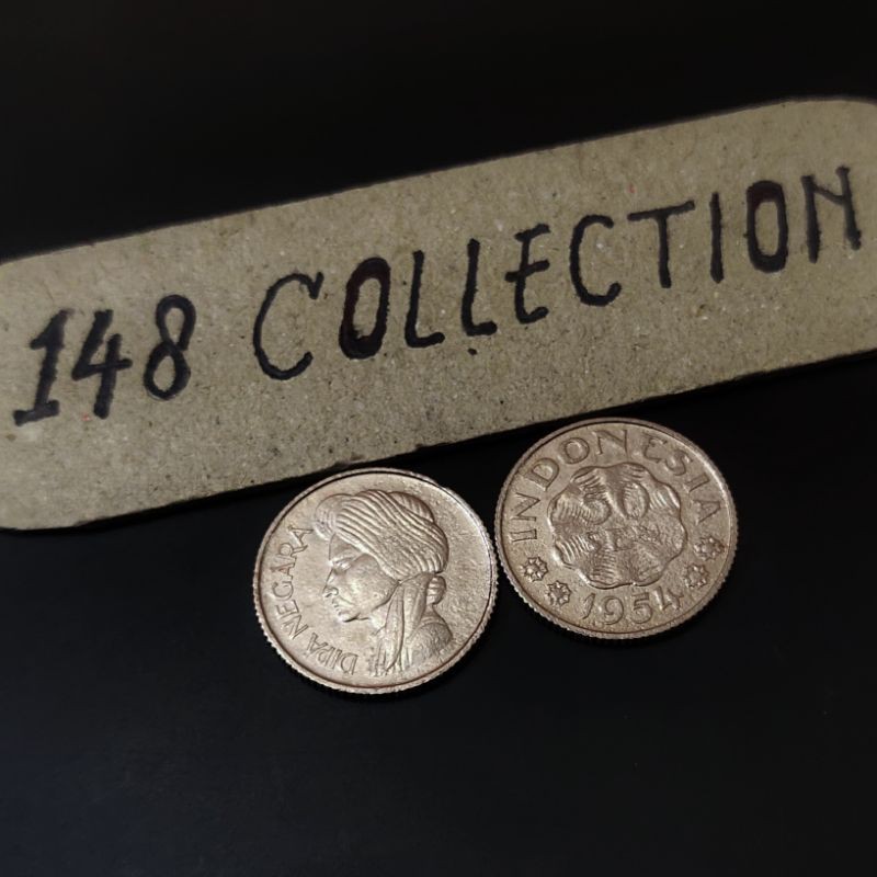 koin 50 sen Diponegoro tahun 1954