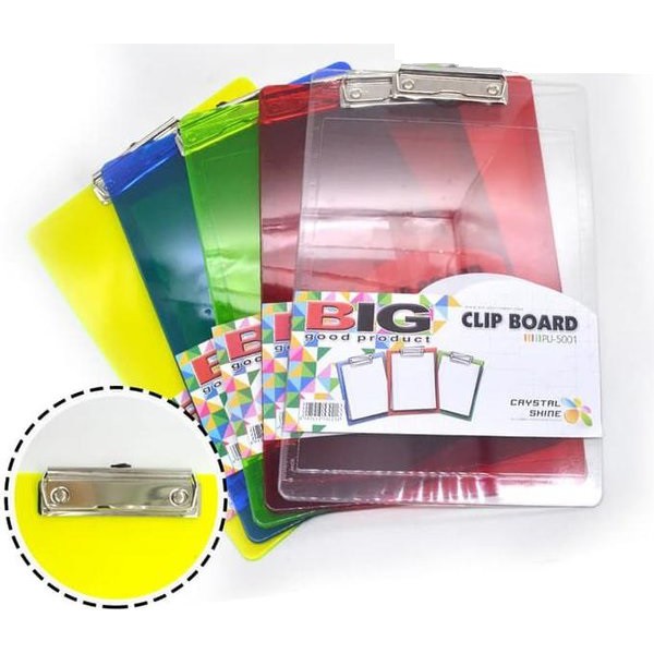 

PAPAN UJIAN / CLIP BOARD 5001 BIG TRANSPARANT