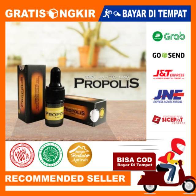 Propolis harmoni Hi Tech Nano 1 botol isi 6 ml Propolis premium nano green brazilian original