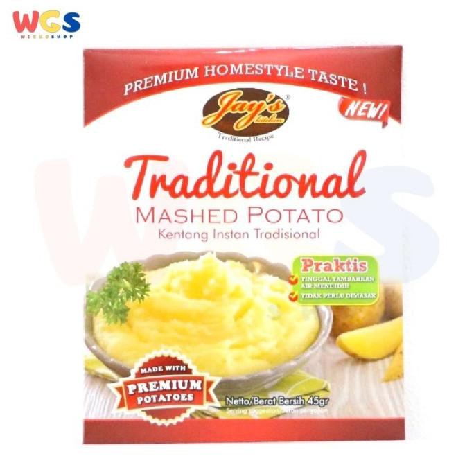 

Jays Traditional Mashed Potato 45 gr - Kentang Instant Tradisional