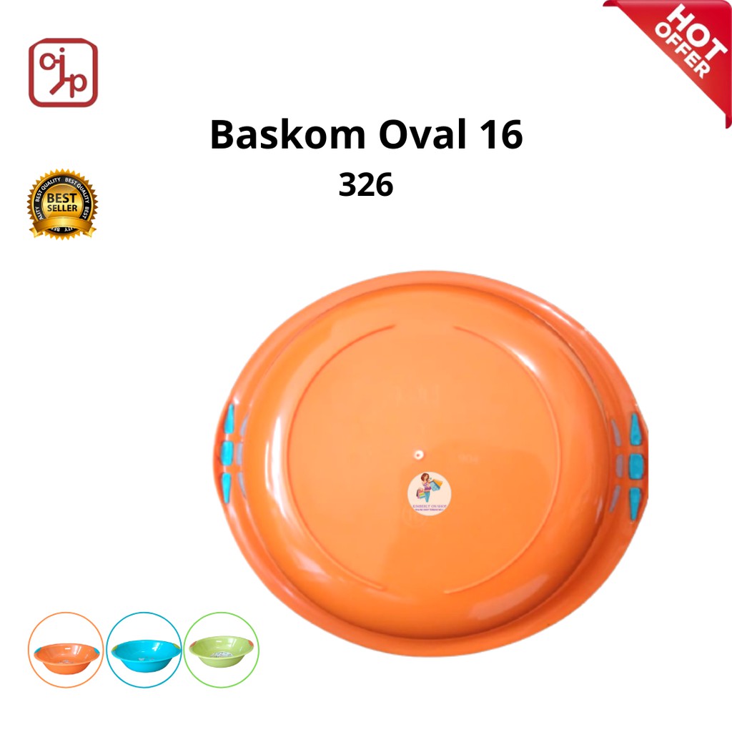 CJP - Baskom Plastik Oval 16 326