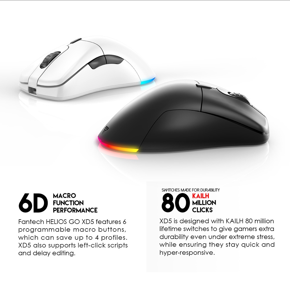 Fantech Mouse Gaming HELIOS GO XD5