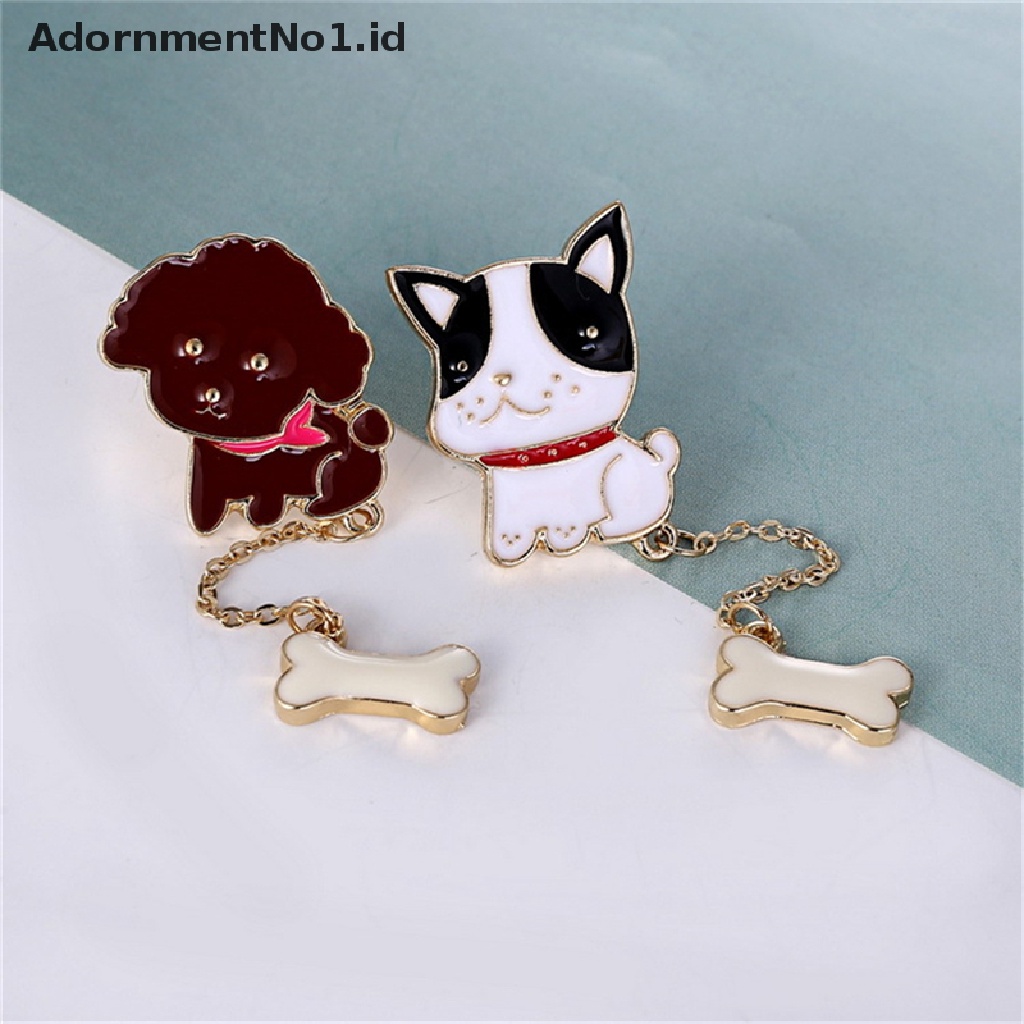 (AdornmentNo1) Bros / Pin Bentuk Anjing Hot Dog Lucu Untuk Wanita Bros Bentuk Anjing Lucu Untuk Wanita Boneka Anjing Lucu